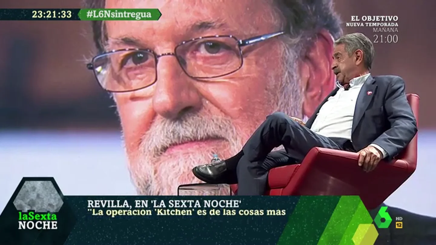 Revilla, confiado de que Rajoy conocía la Operación Kitchen: "La cúpula del PP recibía cada mes una cantidad de dinero negro" Revilla, confiado de que Rajoy conocía la Operación Kitchen: "La cúpula del PP recibía cada mes una cantidad de dinero negro"