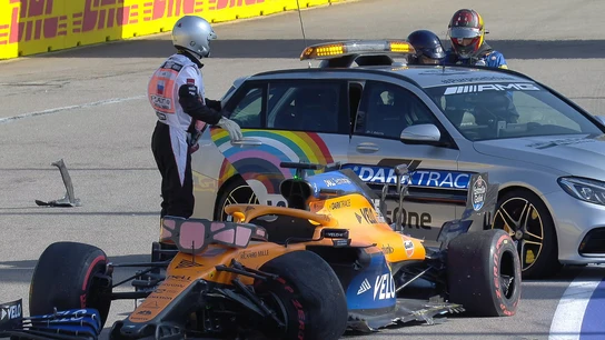 Carlos Sainz, accidente en Rusia Carlos Sainz, accidente en Rusia