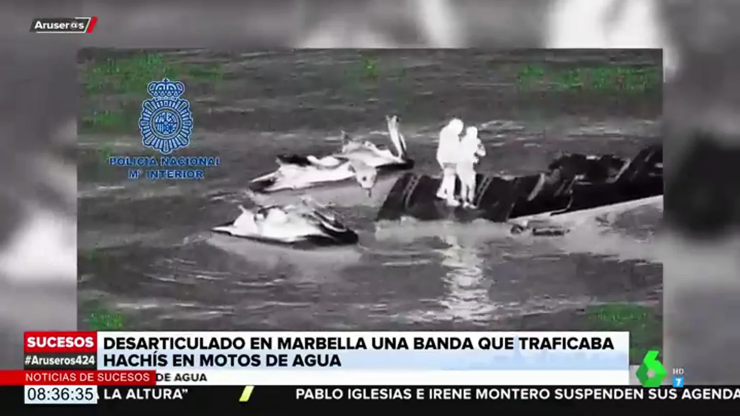 Desarticulado en Marbella un grupo criminal dedicado al tráfico de hachís en motos de agua Desarticulado en Marbella un grupo criminal dedicado al tráfico de hachís en motos de agua