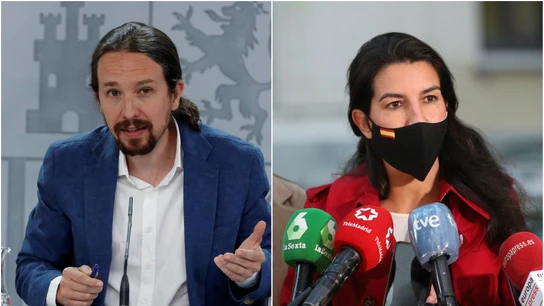 Pablo Iglesias y Rocío Monasterio Pablo Iglesias y Rocío Monasterio