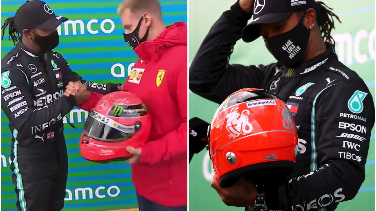 Lewis Hamilton y Mick Schumacher