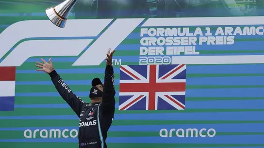 Lewis Hamilton en el GP Eifel Lewis Hamilton en el GP Eifel