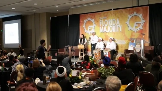 Un acto del grupo de base 'Nueva Mayoría para Florida'. Un acto del grupo de base 'Nueva Mayoría para Florida'.