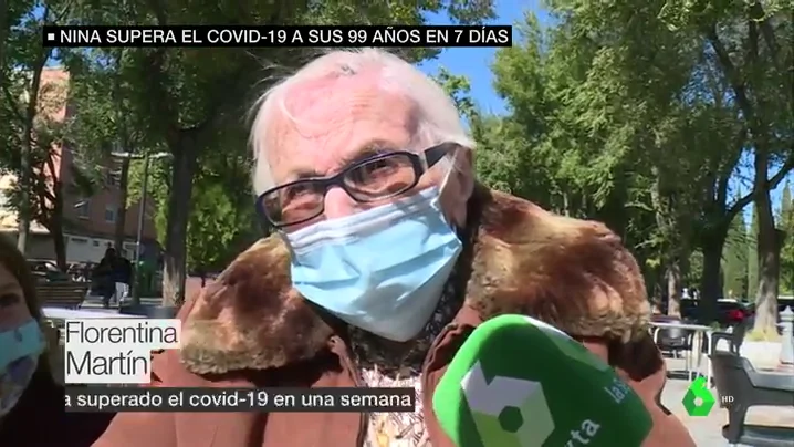 Nina, la anciana de 99 años que ha conseguido superar al COVID-19 en una semana: ya sobrevivió a la colza