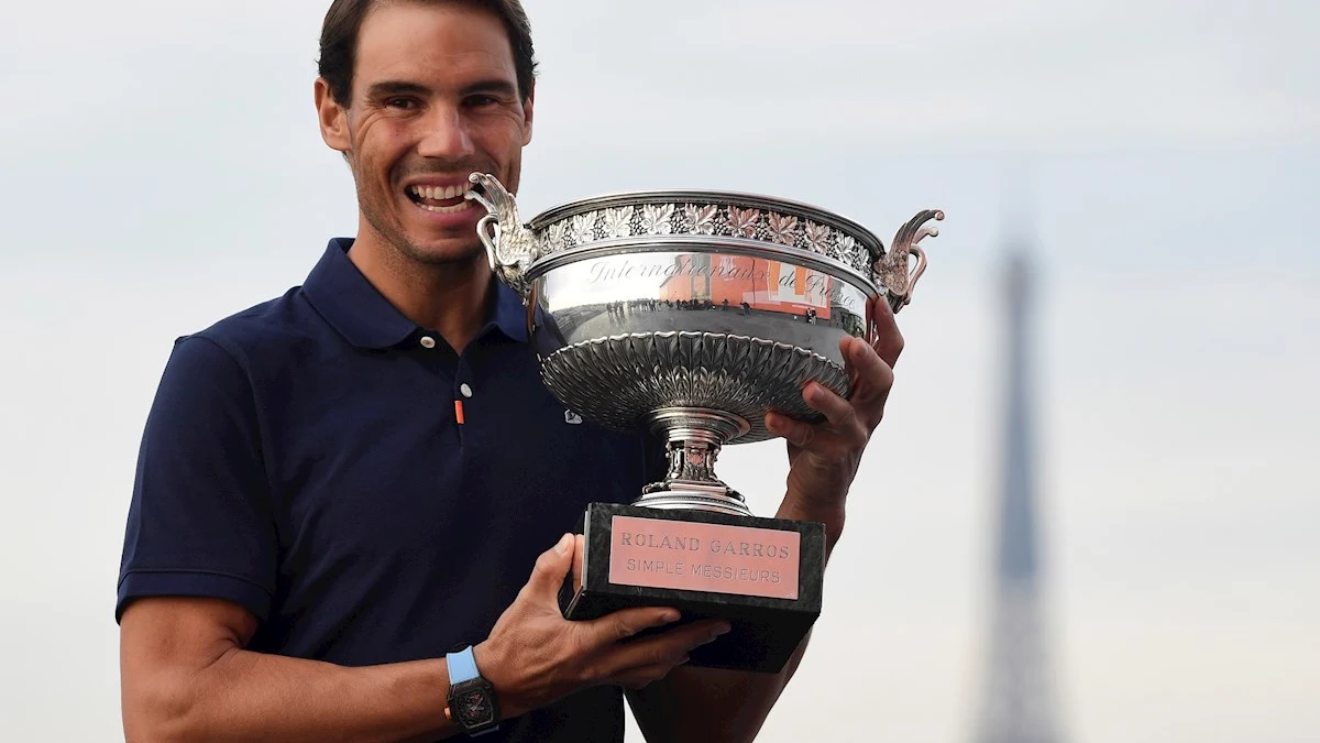 Nadal, con el Roland Garros en la Torre Eiffel