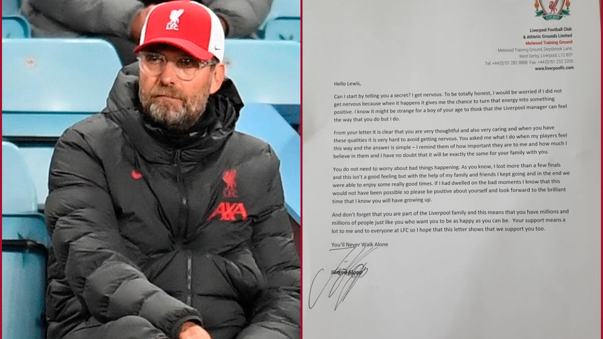 Jurgen Klopp y su carta a un niño de 11 años