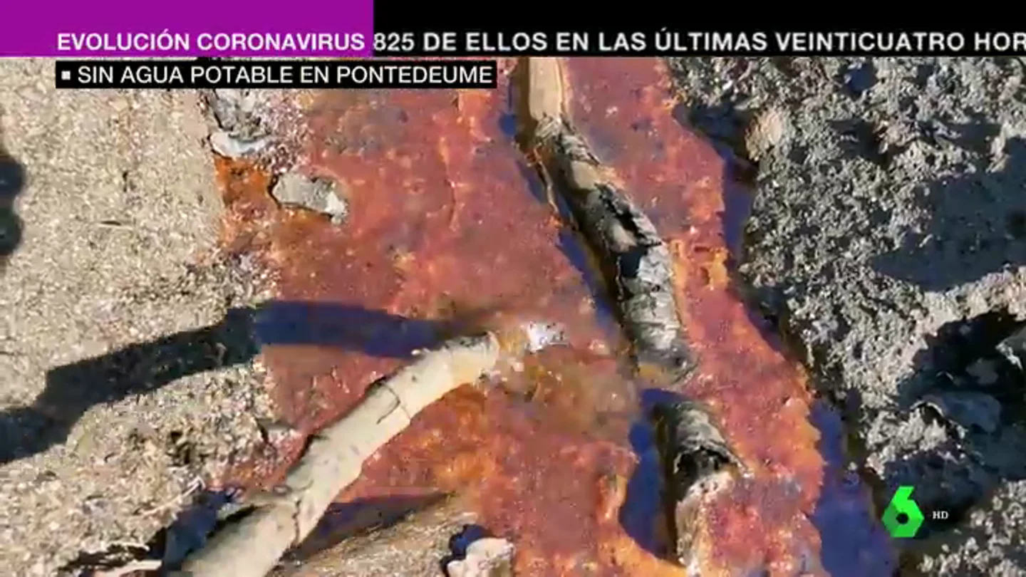 Sin agua potable en Pontedeume por la turbidez del río Eume Sin agua potable en Pontedeume por la turbidez del río Eume
