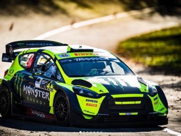 Valentino Rossi, en el Monza Rally Show 2018
