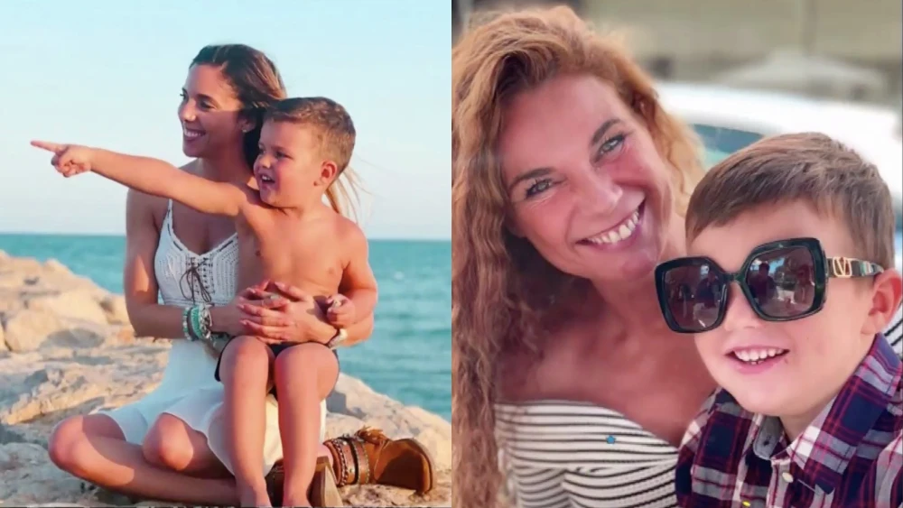 Las tiernas fotografías de Axel, el hijo de Tatiana Arús, junto a su madre y su abuela, Angie Cárdenas 