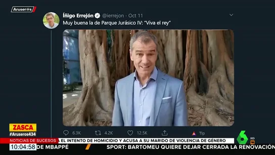 La crítica de Íñigo Errejón al vídeo de apoyo a Felipe VI 'viva el rey' La crítica de Íñigo Errejón al vídeo de apoyo a Felipe VI 'viva el rey'