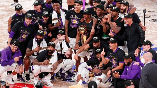 Celebración de los Lakers Celebración de los Lakers