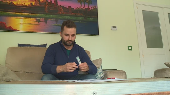 Diego Bellido, voluntario de la vacuna de Johnson & Johnson Diego Bellido, voluntario de la vacuna de Johnson & Johnson