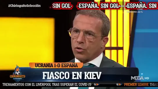 Cristóbal Soria, tras la derrota de España: "No me identifico con esta selección" Cristóbal Soria, tras la derrota de España: "No me identifico con esta selección"
