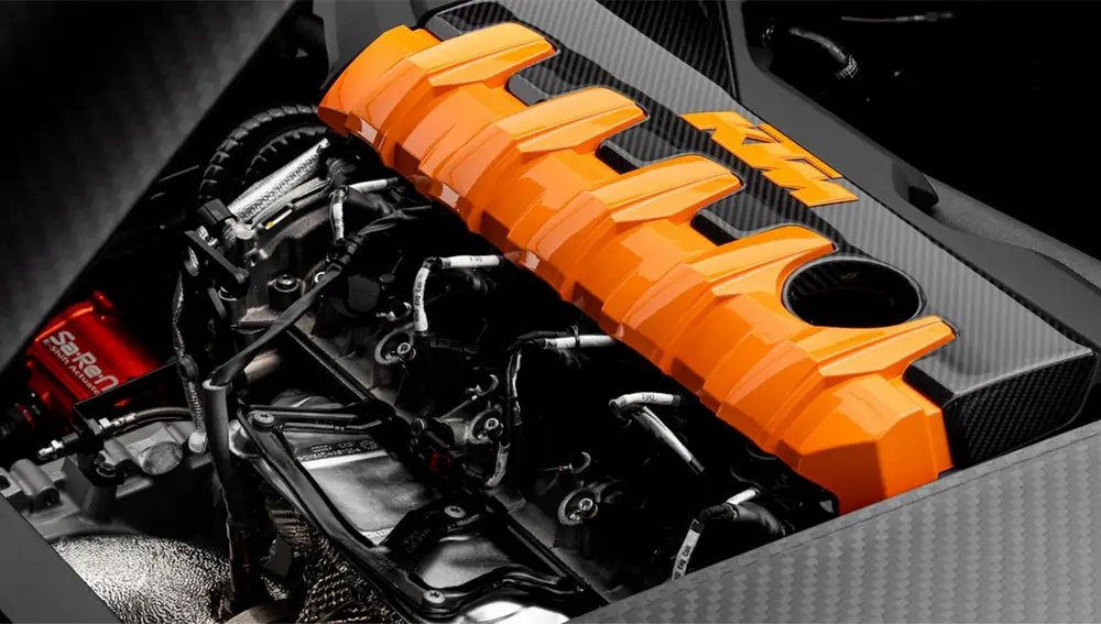 El X-Bow GTX usa el cinco cilindros en línea que montan los Audi RS 3 Avant y TT RS
