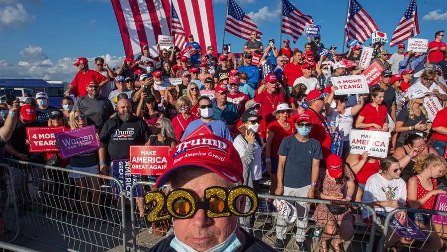 Partidarios del presidente de los Estados Unidos, Donald Trump