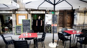 Una terraza de un bar en Cataluña