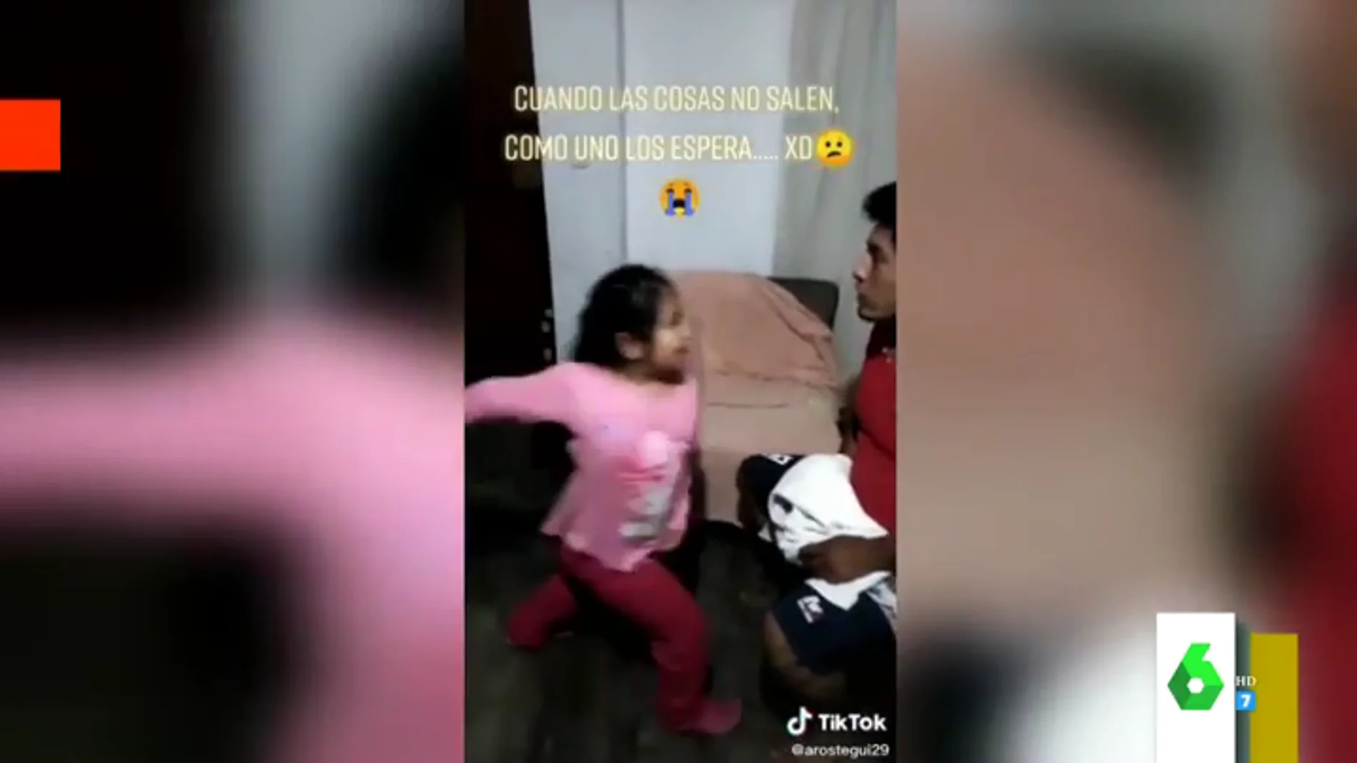 El vídeo viral de un padre jugando con su hija que 'acaba mal': "¡Cómo ha sonado!"