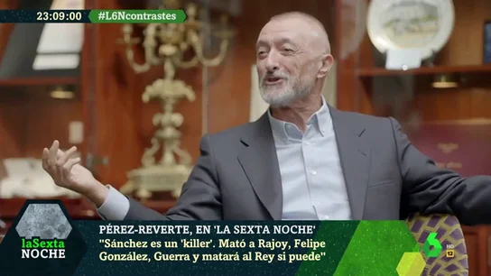 Pérez-Reverte: "Sánchez matará a Iglesias. Cuando le abraza busca el lugar donde le meterá la navaja" Pérez-Reverte: "Sánchez matará a Iglesias. Cuando le abraza busca el lugar donde le meterá la navaja"