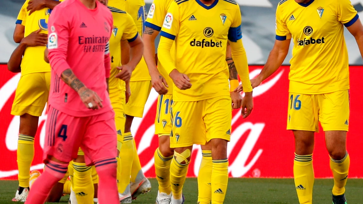 Sergio Ramos, tras el gol del Cádiz