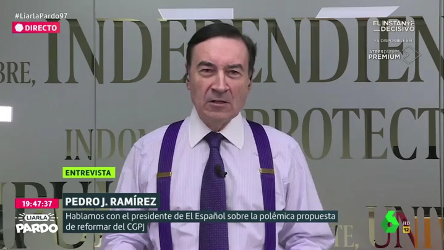 Pedro J. Ramírez en Liarla Pardo Pedro J. Ramírez en Liarla Pardo