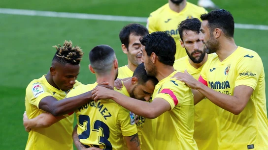El Villarreal celebra un gol El Villarreal celebra un gol