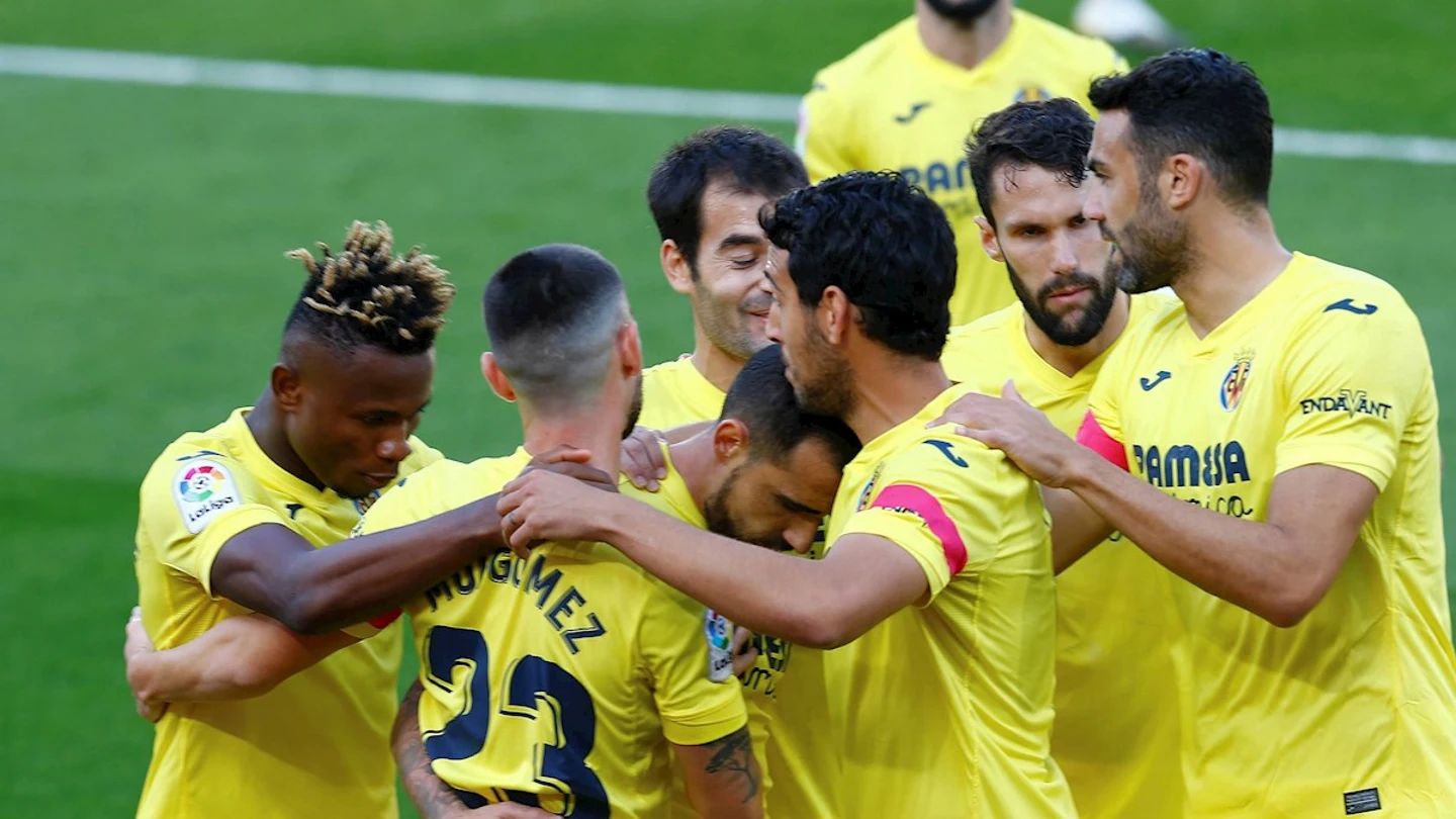 El Villarreal celebra un gol El Villarreal celebra un gol