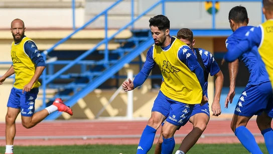 El Alcorcón, en un entrenamiento El Alcorcón, en un entrenamiento