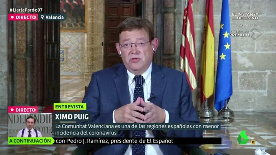 Ximo Puig pide no politizar la lucha contra el virus: "Evitaremos enfrentamientos estériles que no necesitan los ciudadanos" Ximo Puig pide no politizar la lucha contra el virus: "Evitaremos enfrentamientos estériles que no necesitan los ciudadanos"