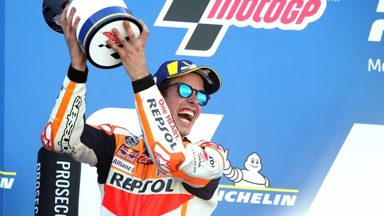 Álex Márquez, en un nuevo podio en MotoGP Álex Márquez, en un nuevo podio en MotoGP
