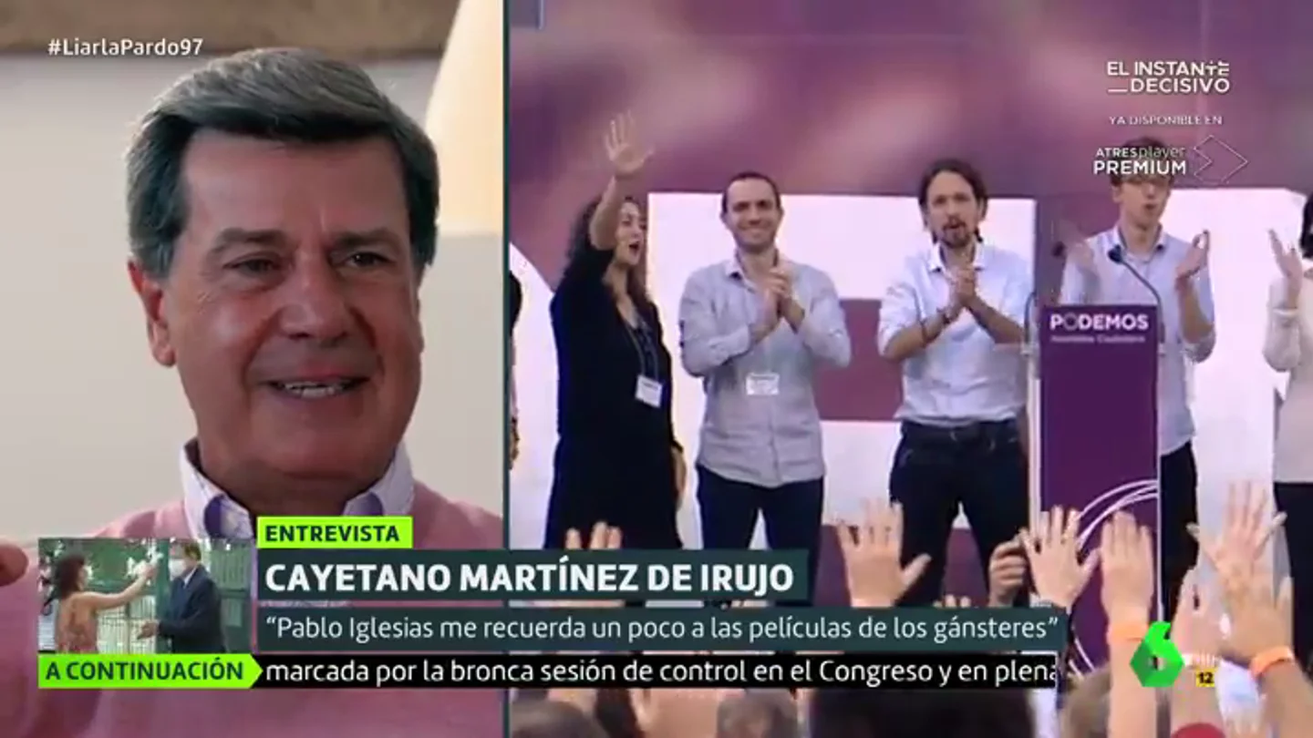 Cayetano Martínez de Irujo desvela el mensaje que envió a Pablo Iglesias: "El comunismo es un sistema fracasado, destruye la sociedad" Cayetano Martínez de Irujo desvela el mensaje que envió a Pablo Iglesias: "El comunismo es un sistema fracasado, destruye la sociedad"