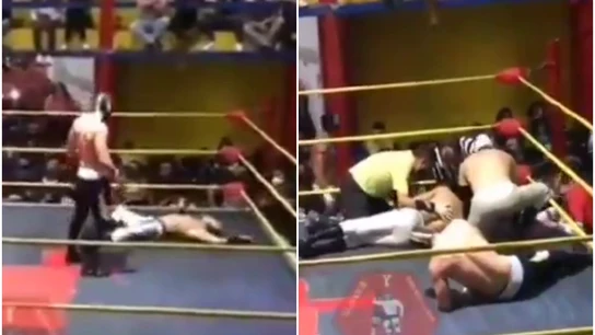 El luchador mexicano Príncipe Aéreo El luchador mexicano Príncipe Aéreo