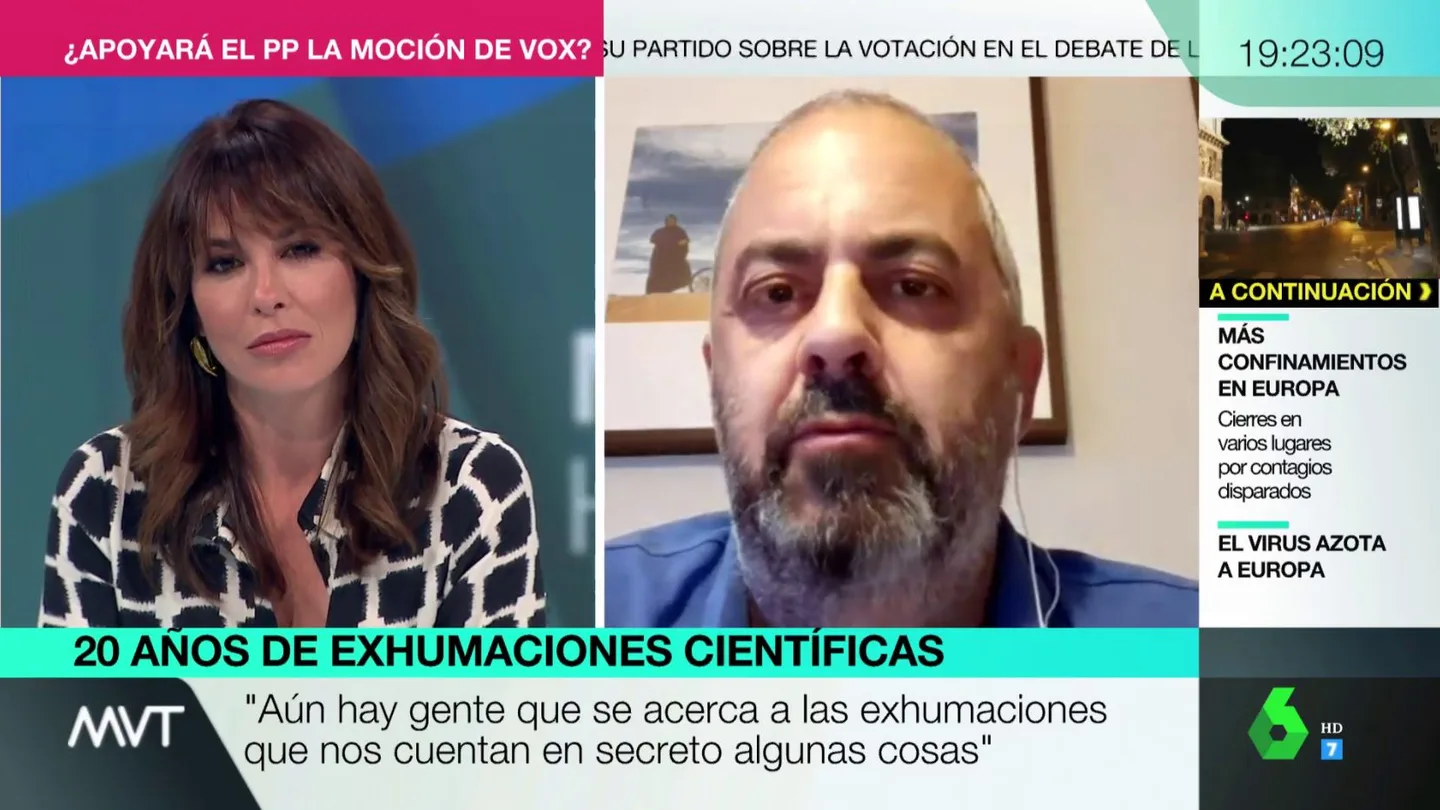 20 años de la primera exhumación con métodos científicos Se cumplen 20 años de la primera exhumación con métodos científicos