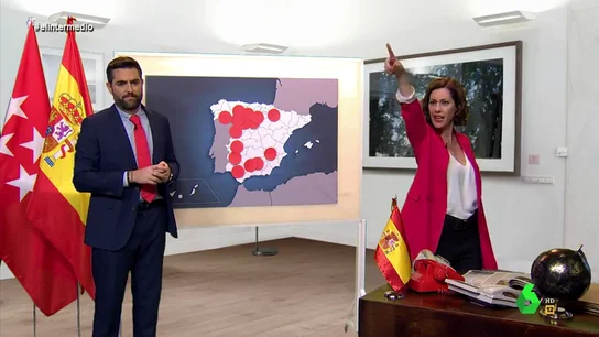 La 'reacción' de Ayuso al conocer las restricciones: "¡Toda España menos yo está confundida, ¡quiero francotiradores!" La 'reacción' de Ayuso al conocer las restricciones: "¡Toda España menos yo está confundida, ¡quiero francotiradores!"