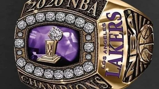 Imagen del anillo que podrían recibir los jugadores de los Lakers Imagen del anillo que podrían recibir los jugadores de los Lakers