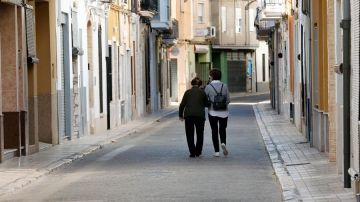 Una calle casi vacía