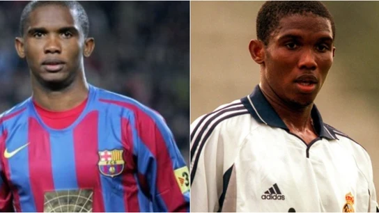 Eto'o, exjugador del FC Barcelona y del Real Madrid El jugadors ha sido nominado al Balón de Oro histórico