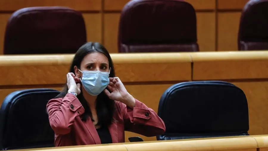 La ministra de Igualdad, Irene Montero