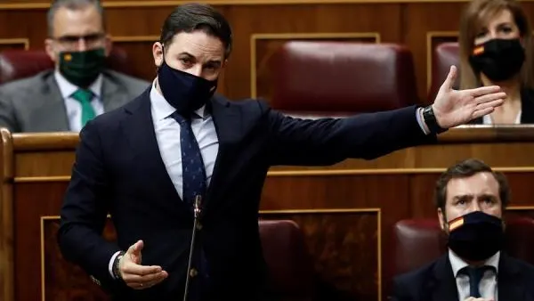 Santiago Abascal en el Congreso de los Diputados