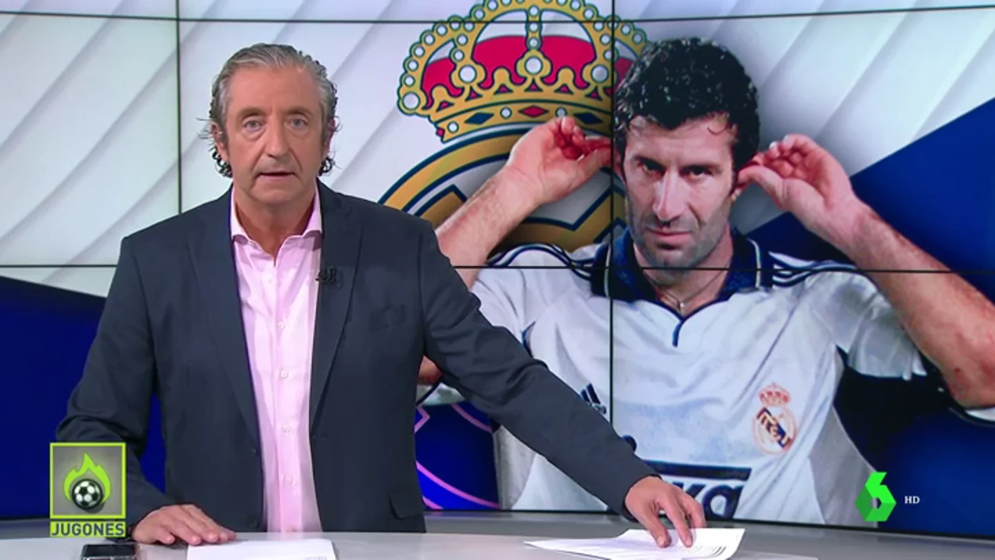 Pedrerol: "Lo confieso, yo también pité a Figo" Pedrerol: "Lo confieso, yo también pité a Figo"