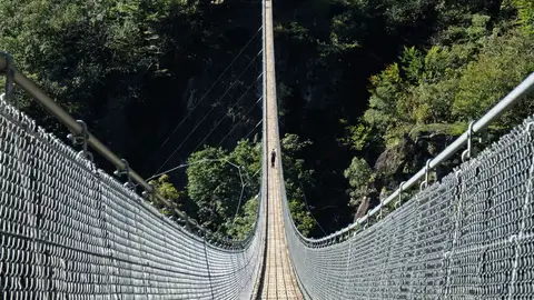 Puente tibetano Carasc Puente tibetano Carasc