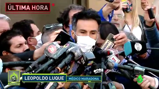 Leopoldo Luque, médico de Maradona: Leopoldo Luque, médico de Maradona: