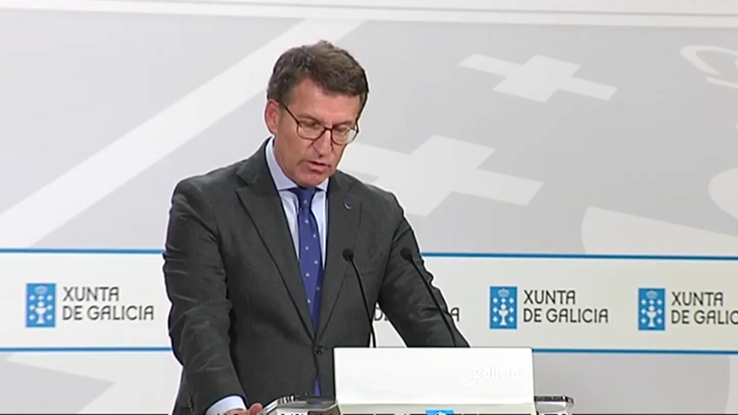 El presidente de la Xunta de Galicia, Alberto Núñez Feijóo. FEIJOO