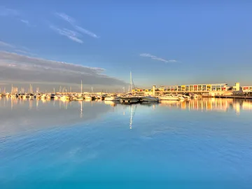 Panorámica del puerto de Calafell Panorámica del puerto de Calafell