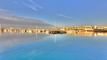 Panorámica del puerto de Calafell