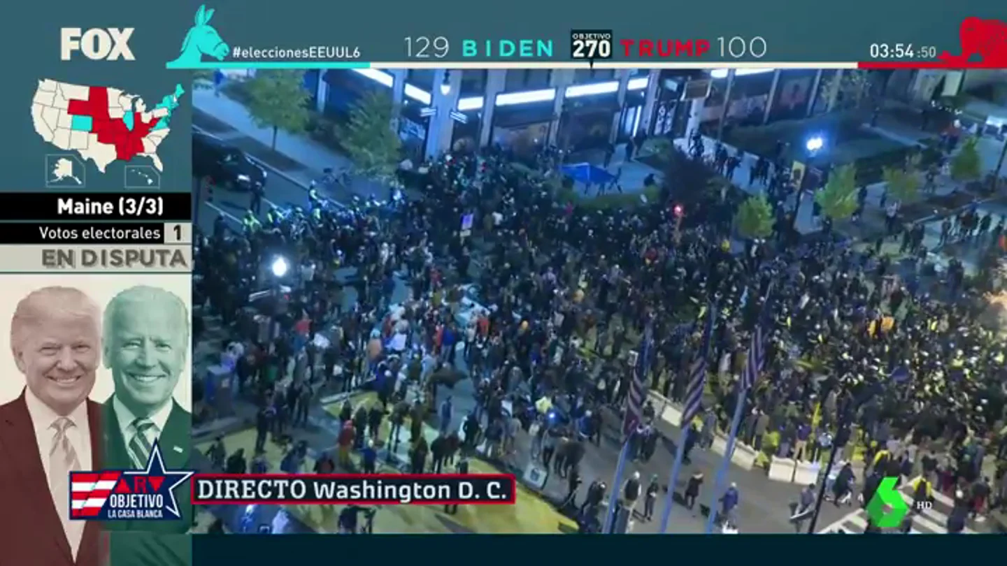 Cientos de personas se manifiestan por las calles de Washington Cientos de personas se manifiestan por las calles de Washington