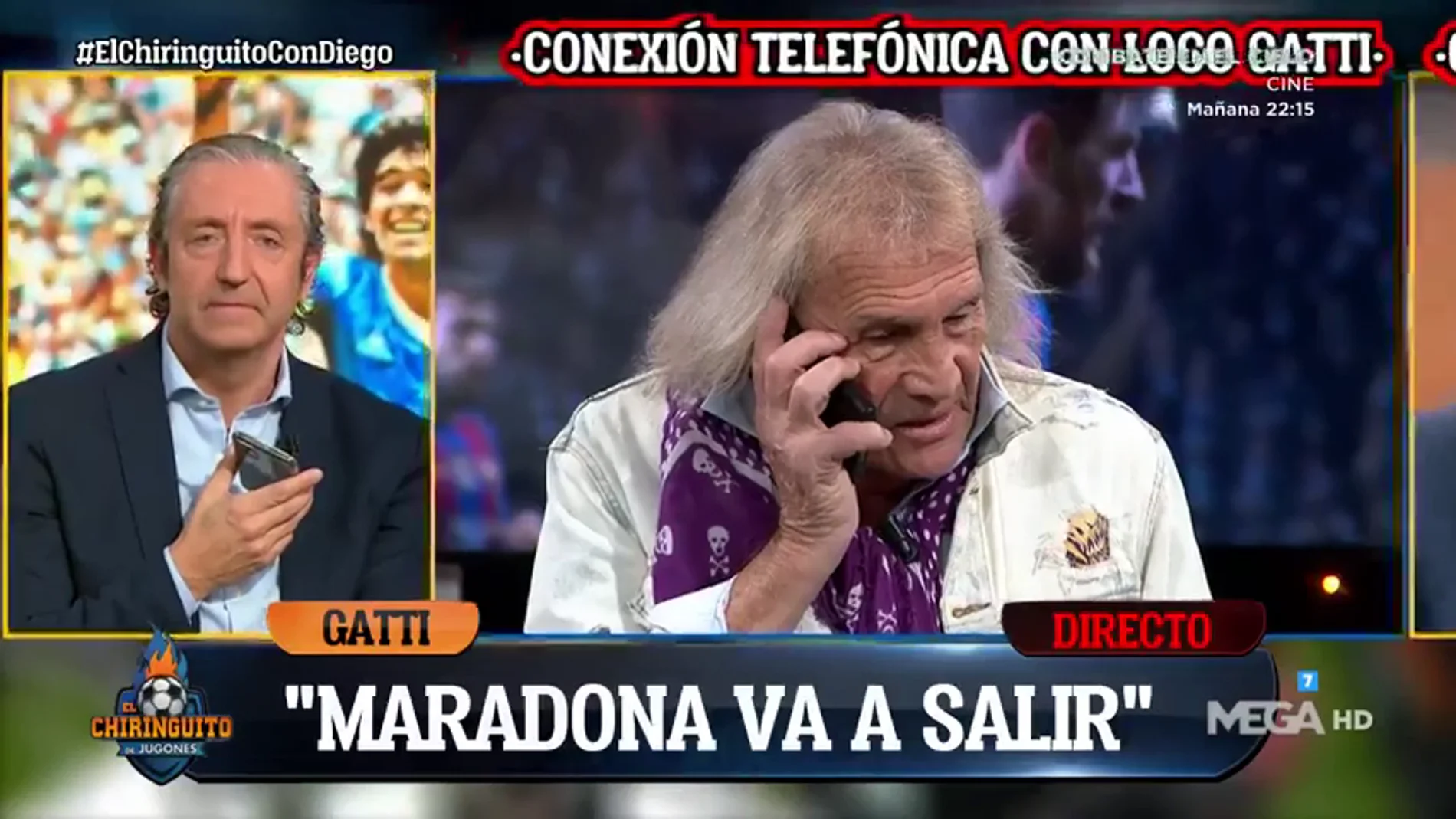 El emotivo mensaje de 'Loco' Gatti a Maradona: "Saldrás de esta"