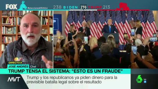 El chef Jos&eacute; Andr&eacute;s: "Desde que Trump lleg&oacute; al poder dice que el sistema democr&aacute;tico es corrupto"