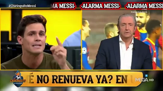 Tenso cara a cara entre Pedrerol y Edu Aguirre: ¿Es Messi el mejor del mundo? Tenso cara a cara entre Pedrerol y Edu Aguirre: ¿Es Messi el mejor del mundo?