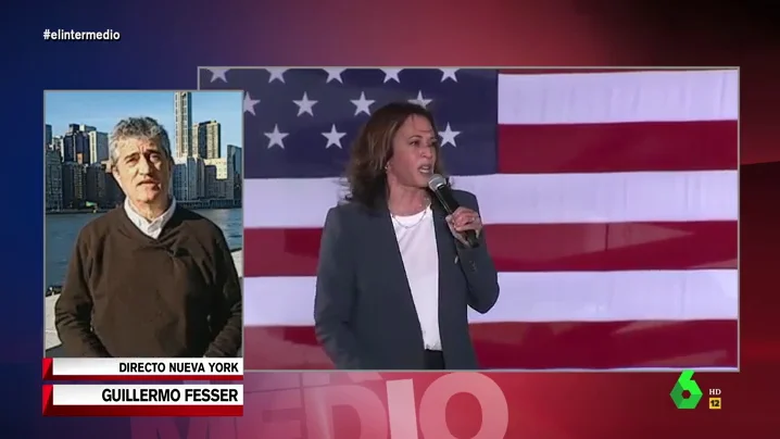 Guillermo Fesser, sobre Kamala Harris: "Asusta porque en este país y en muchas partes del mundo que las mujeres tengan que poder asusta" 