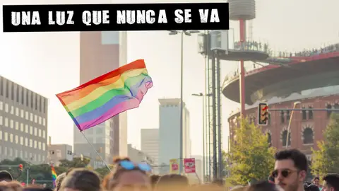 Imagen de archivo de una bandera LGTBI Imagen de archivo de una bandera LGTBI